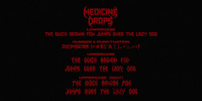 Medicine Drops Font Poster 10