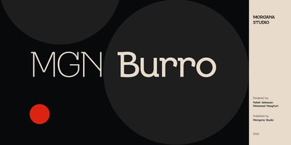 MGN Burro Font Poster 1