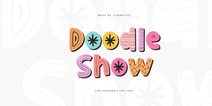 Doodle Show Fuente Póster 1