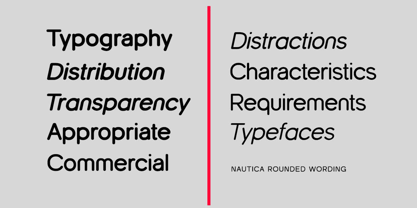 Nautica Rounded Font Poster 5