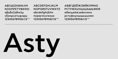 CF Asty Font Poster 10