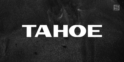 Tahoe Font Poster 1