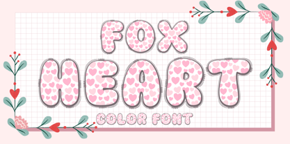 Fox Heart Font Poster 1