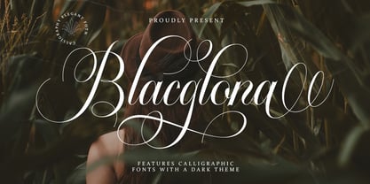 Blacglona Font Poster 1