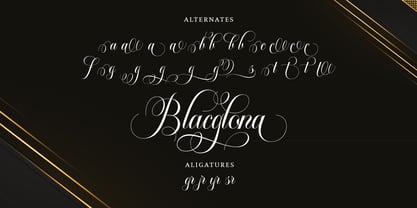 Blacglona Font Poster 7