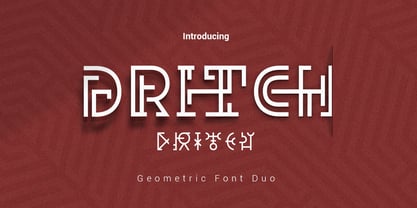 Dritch Font Poster 1