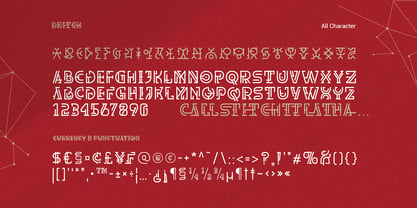 Dritch Font Poster 10