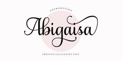 Abigaisa Font Poster 1