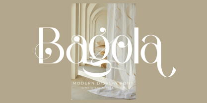 Bagola Font Poster 1