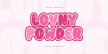 Lovny Powder Fuente Póster 1