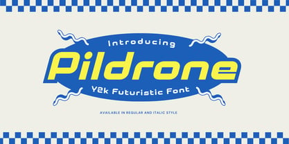 Pildrone Font Poster 1