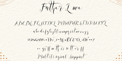 Father Love Fuente Póster 6