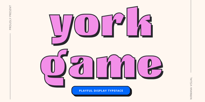 York Game Font Poster 1