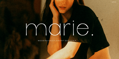 Marie Font Poster 1