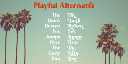 Playthick Font Poster 8