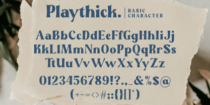 Playthick Font Poster 10