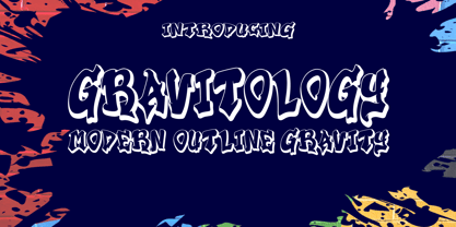 Gravitology Font Poster 1