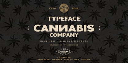 CANNABIS Company Font Poster 1