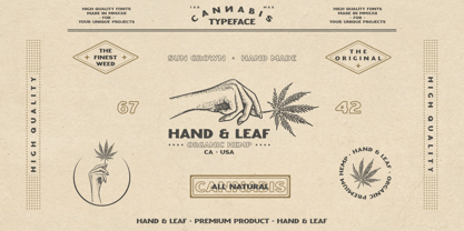 CANNABIS Company Font Poster 2