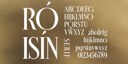 Roisin Font Poster 1