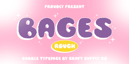 Bages Rough Font Poster 1