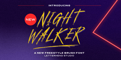 Night Walker Font Poster 1