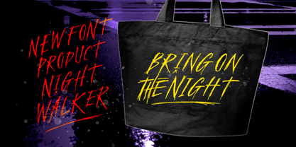 Night Walker Font Poster 8