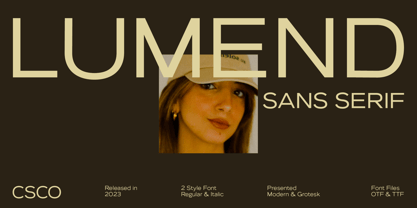 Lumend Font Poster 1