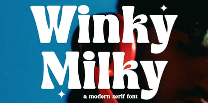 Winky Milky Font Poster 1