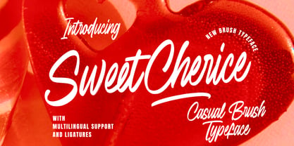 Sweet Cherice Font Poster 1