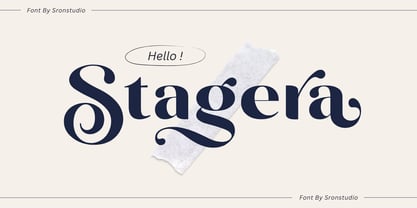 Stagera Font Poster 1