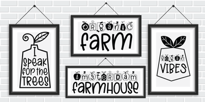 Creative Farmhouse Font Poster 2