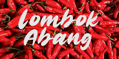 Rendang Font Poster 5