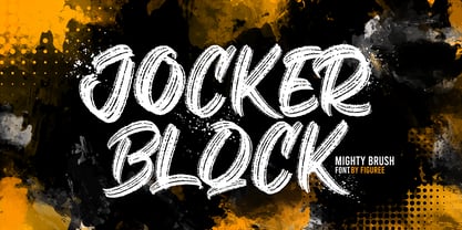 Jocker Block Font Poster 1