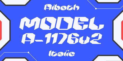 Alboth Font Poster 2