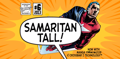Samaritan Tall Font Poster 4