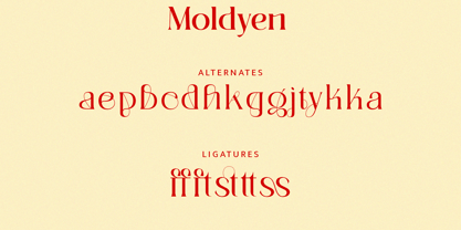 Moldyen Font Poster 9