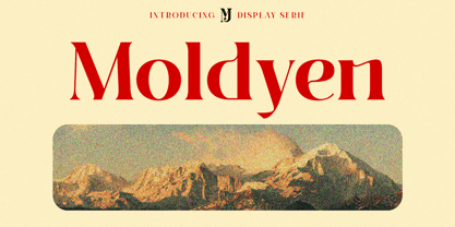 Moldyen Font Poster 1