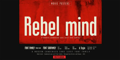 Rebel mind Font Poster 7