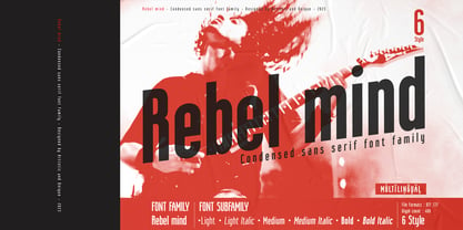 Rebel mind Font Poster 13