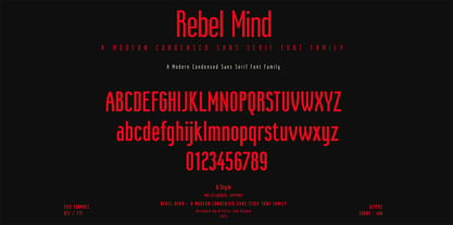 Rebel mind Font Poster 4