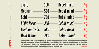 Rebel mind Font Poster 3