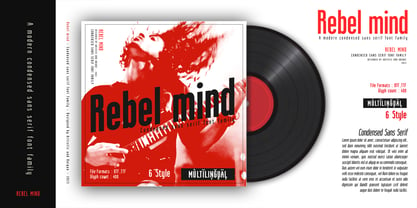Rebel mind Font Poster 14