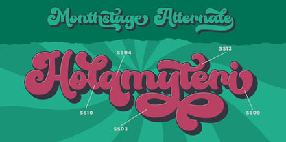 Monthstage Font Poster 5