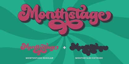 Monthstage Font Poster 2