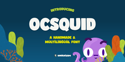 Ocsquid Font Poster 1