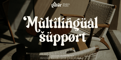 Gilter Font Poster 10