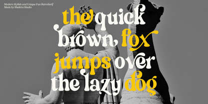 Gilter Font Poster 12