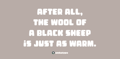 Sheepwool Font Poster 6