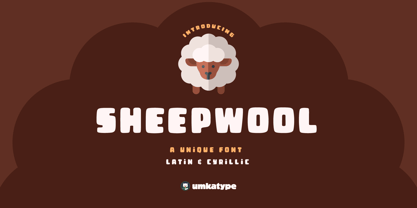 Sheepwool Font Poster 1